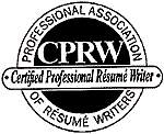 Certified Professional Resume Writer (CPRW) seal